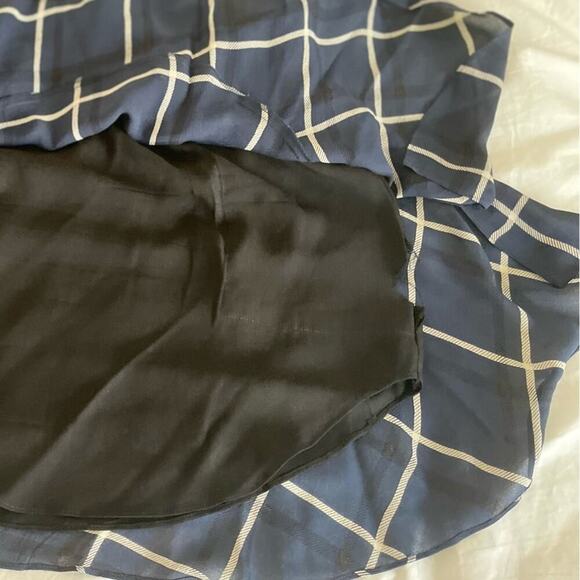 ✨ A.L.C.✨ 100% Silk Plaid Mini Skirt - Picture 7 of 11